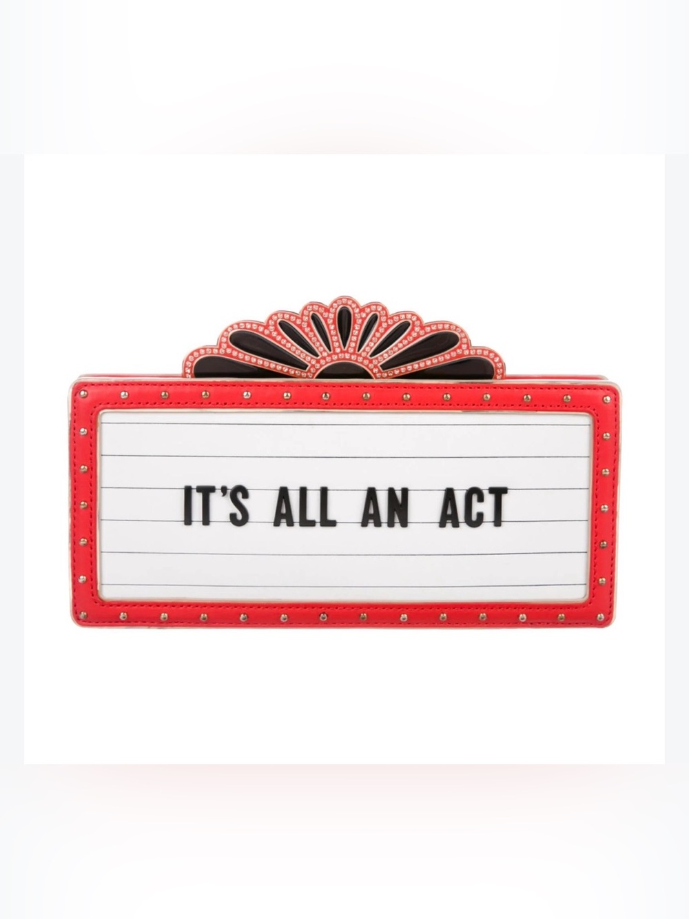 Kate Spade New York Dress the Part Marquee "It's All an Act" Clutch